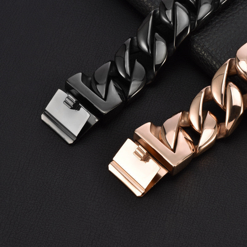 Stainless Steel 3CM Wide Dog Collar