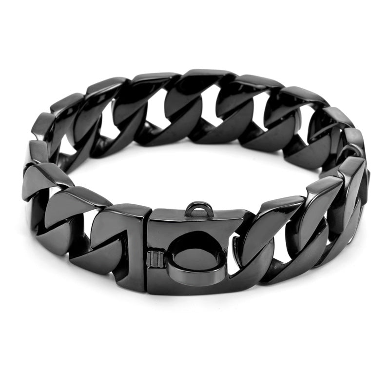 Stainless Steel 3CM Wide Dog Collar