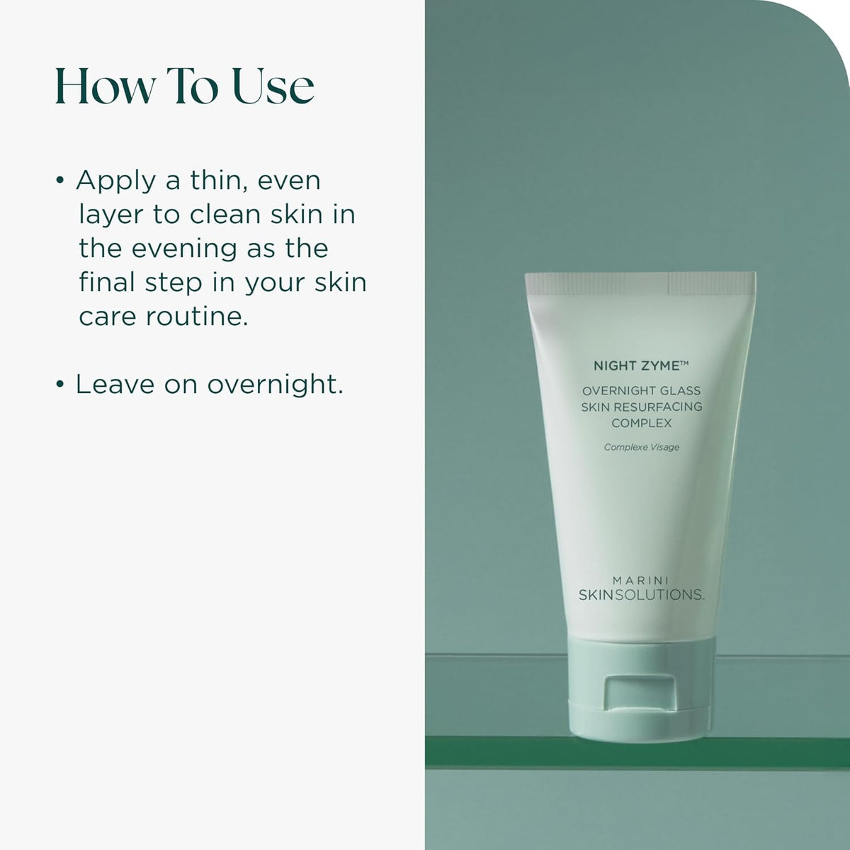 Marini Skin Solutions Night Zyme Overnight Glass Skin Resurfacing Complex