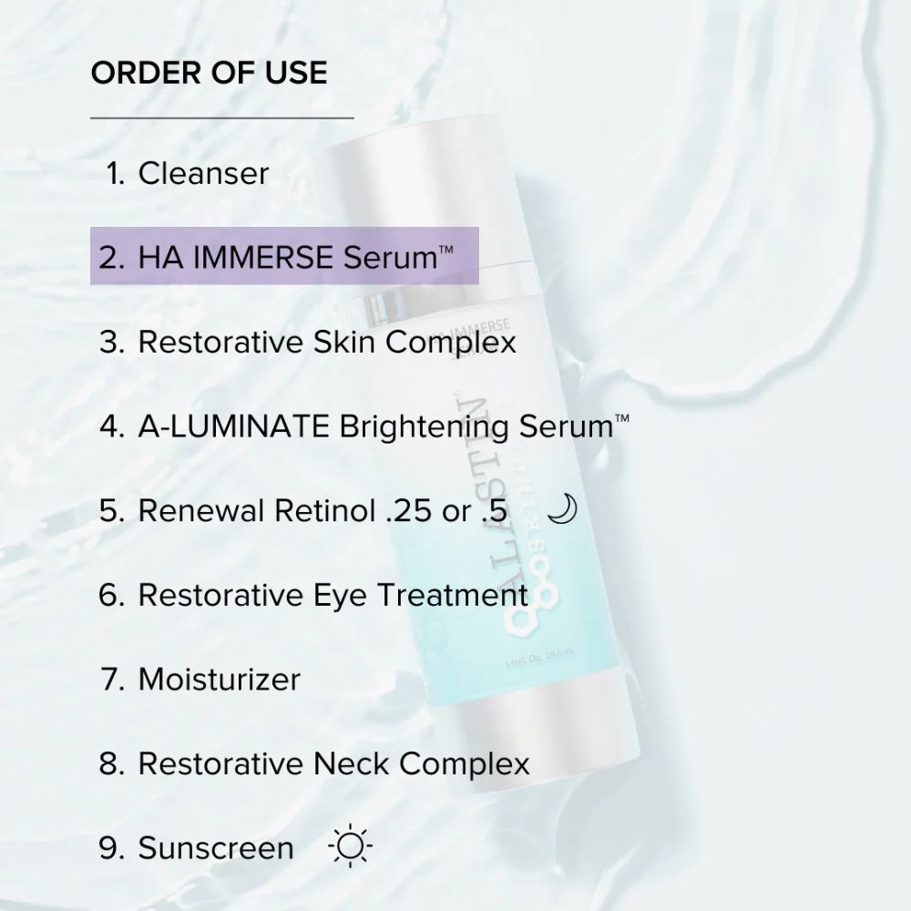Alastin Skincare HA (Hyaluronic Acid) IMMERSE Serum 29.6 mL