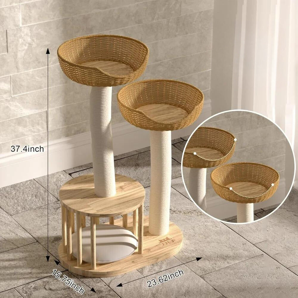 Furr & Co. EcoLuxe Handcrafted Cat Tree