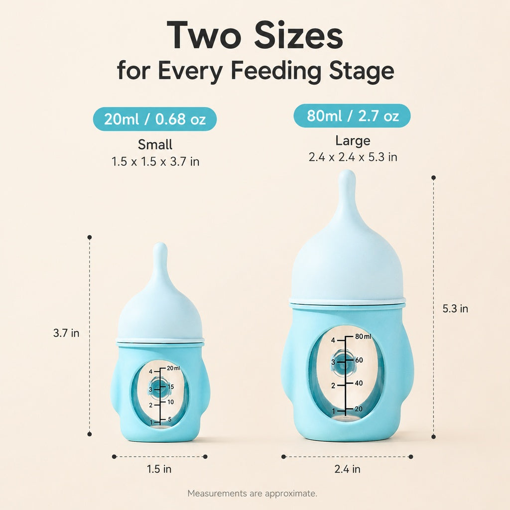 Malloren Newborn Puppy & Kitten Nursing Bottle – Anti-Choke Silicone Pet Feeder for Safe, Gentle Milk Feeding at Home