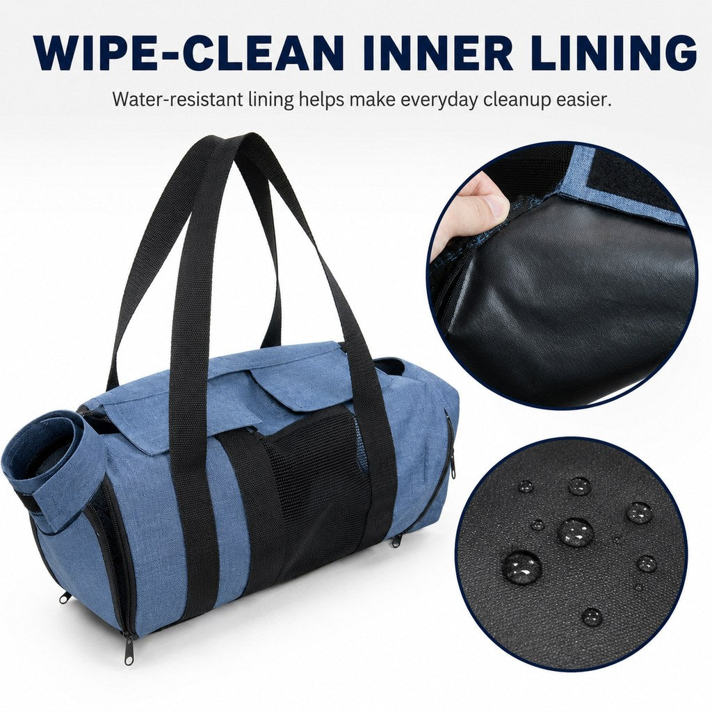 Malloren Cat Grooming Restraint Bag for Nail Trimming & Ear Cleaning – Easier Control for Wiggly Cats