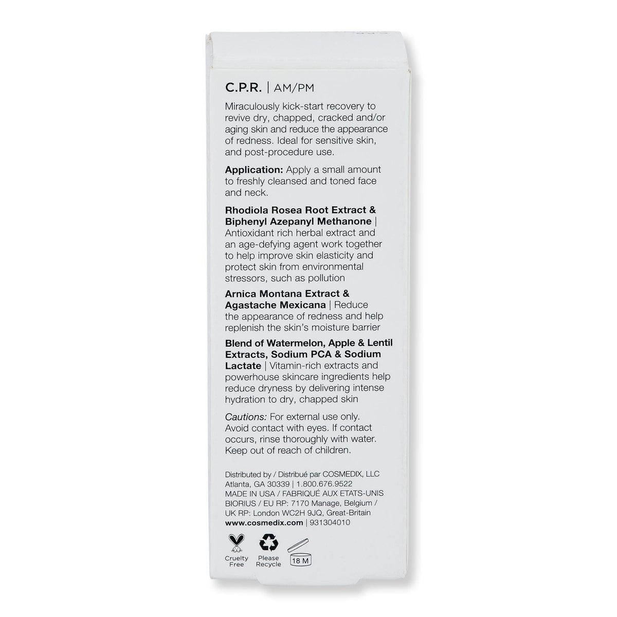 Cosmedix CPR