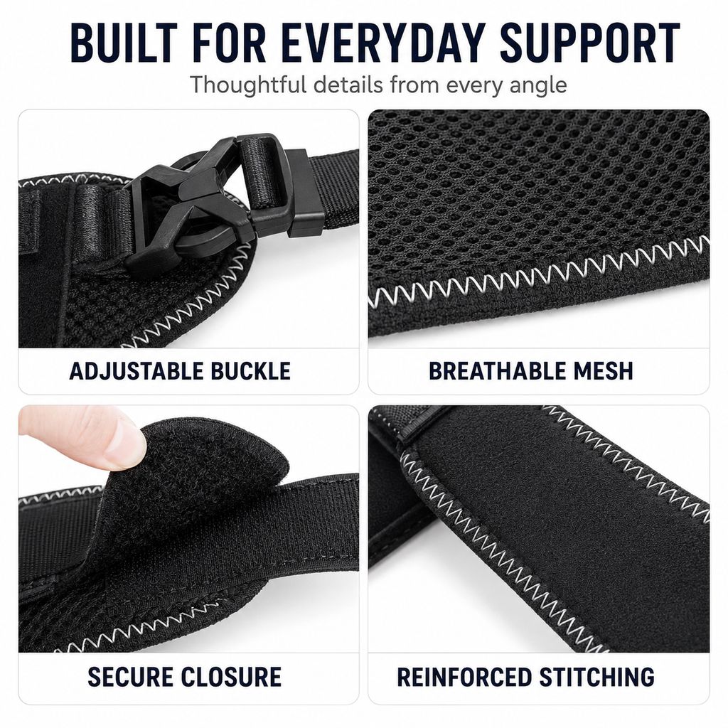 Malloren Dog Hip & Rear Leg Support Brace – Adjustable Dual Hind-Leg Stability Wrap for Senior Dogs, Hardwood Floors & Daily Walks