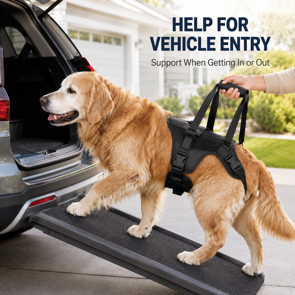 Malloren Full-Body Dog Lift Support Harness for Stairs, Cars & Limited Mobility
