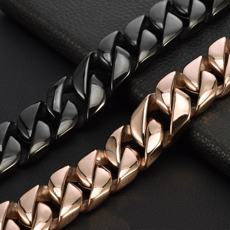 Stainless Steel 3CM Wide Dog Collar
