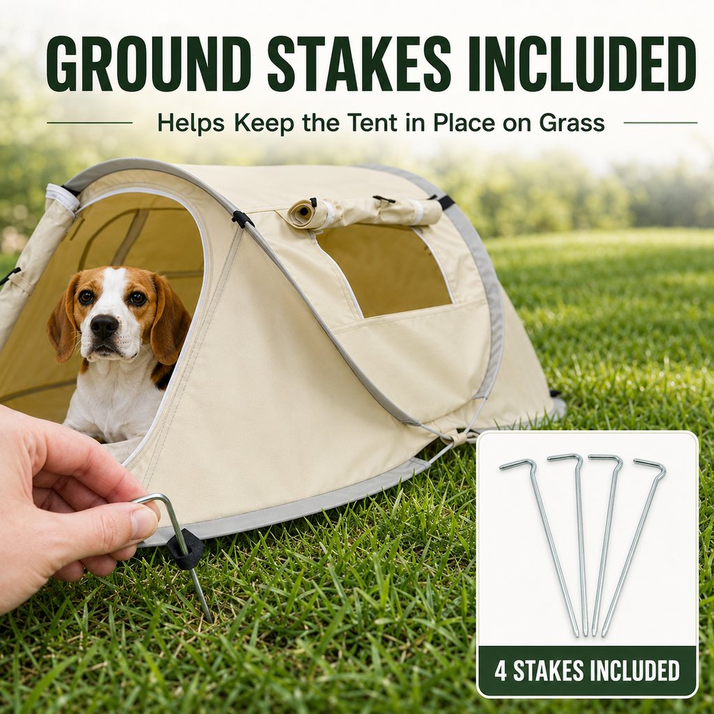 Malloren Portable Pop-Up Pet Tent for Home, Parks & Travel - A Familiar Rest Space for Cats & Small Dogs