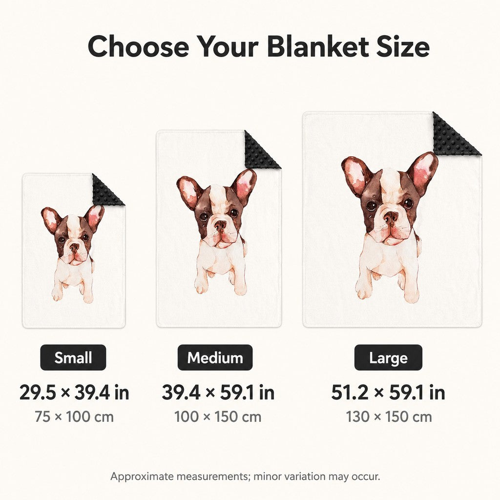 Malloren Layered Minky Pet Comfort Blanket for Dog Beds, Quiet Corners & Noisy Moments