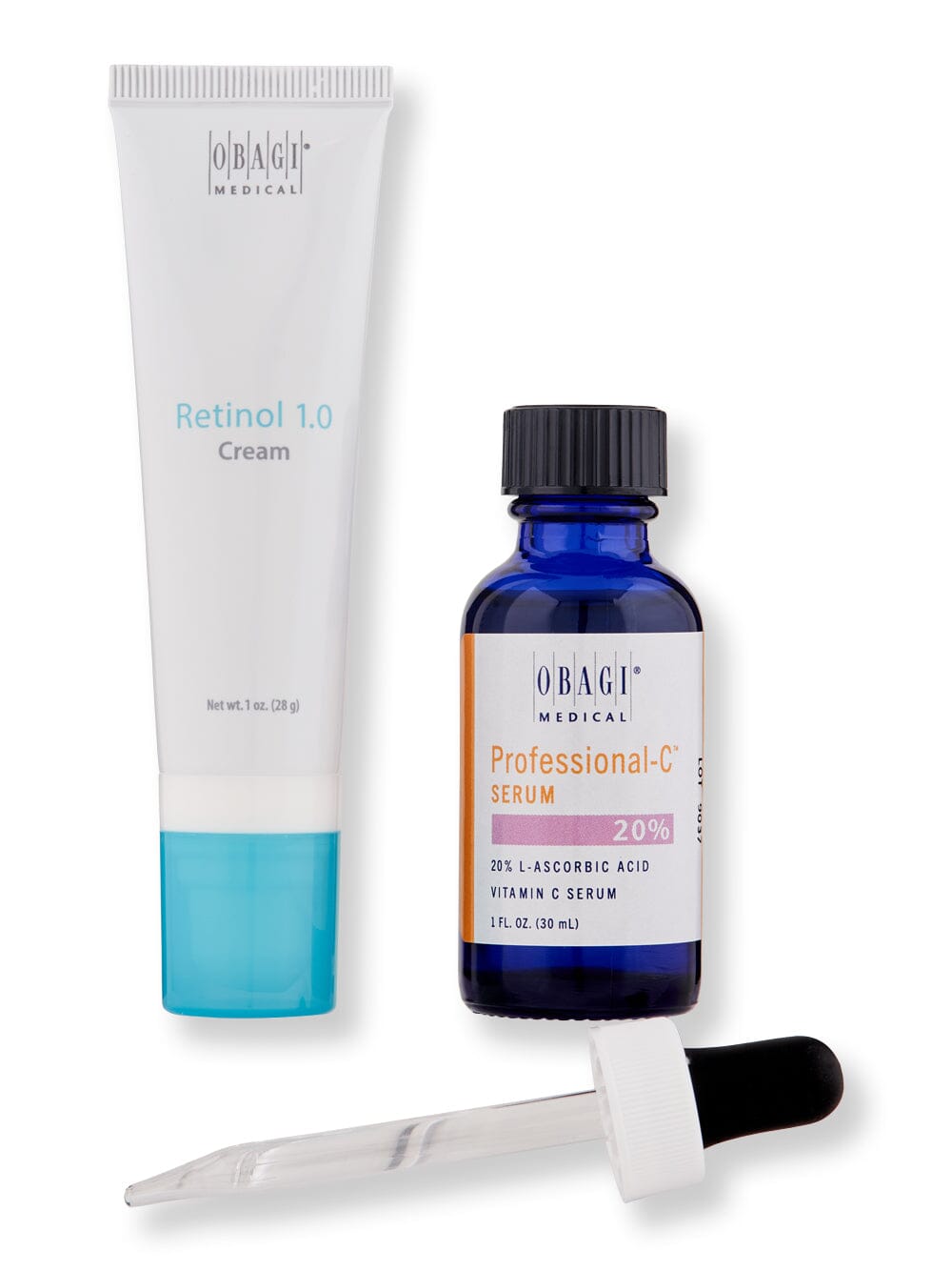 Obagi Professional-C Serum 20% 1oz & Obagi360 Retinol 1.0 1oz