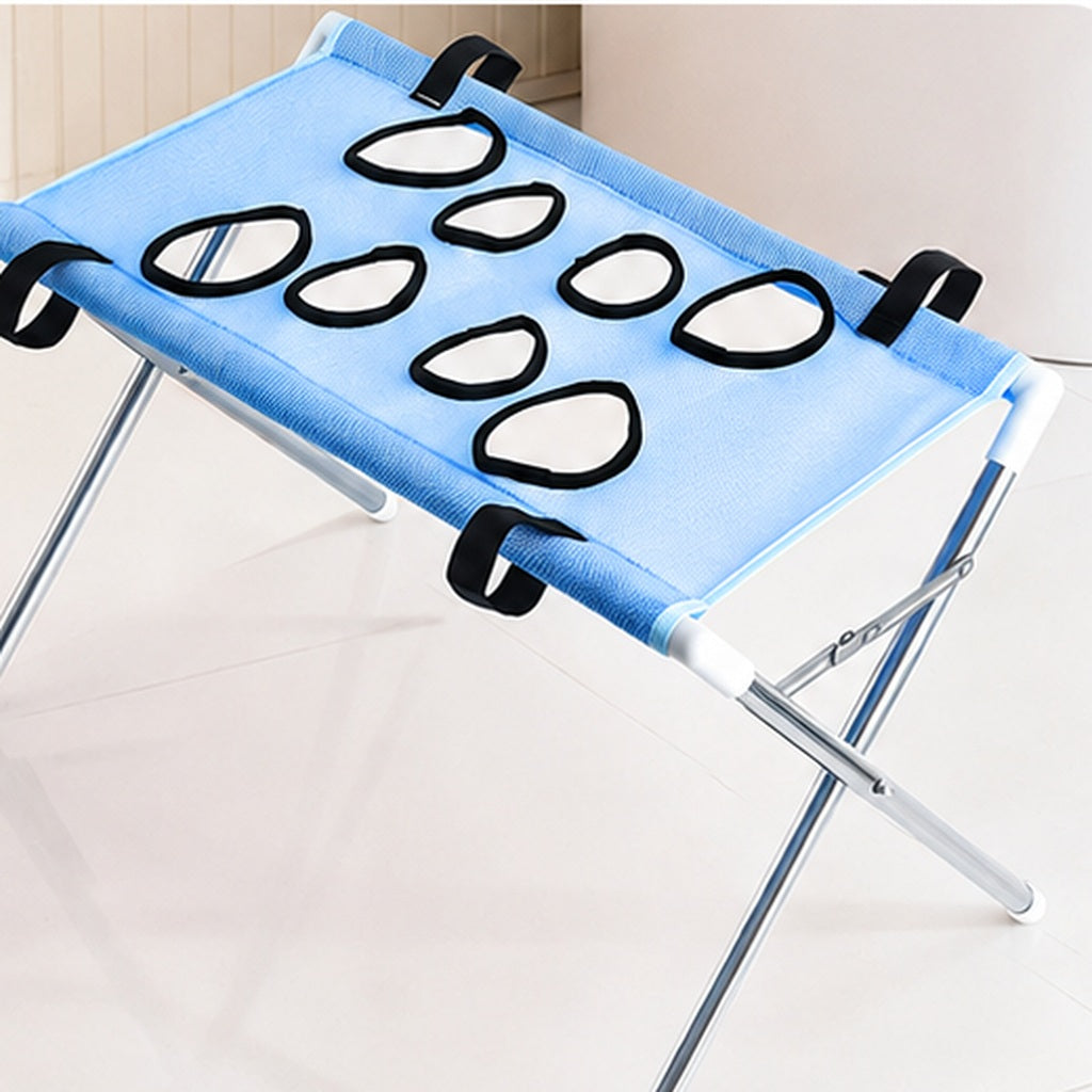 Malloren Foldable Pet Grooming Stand for Cats & Small Dogs - Bathing & Nail Trimming Support for Less Squirming