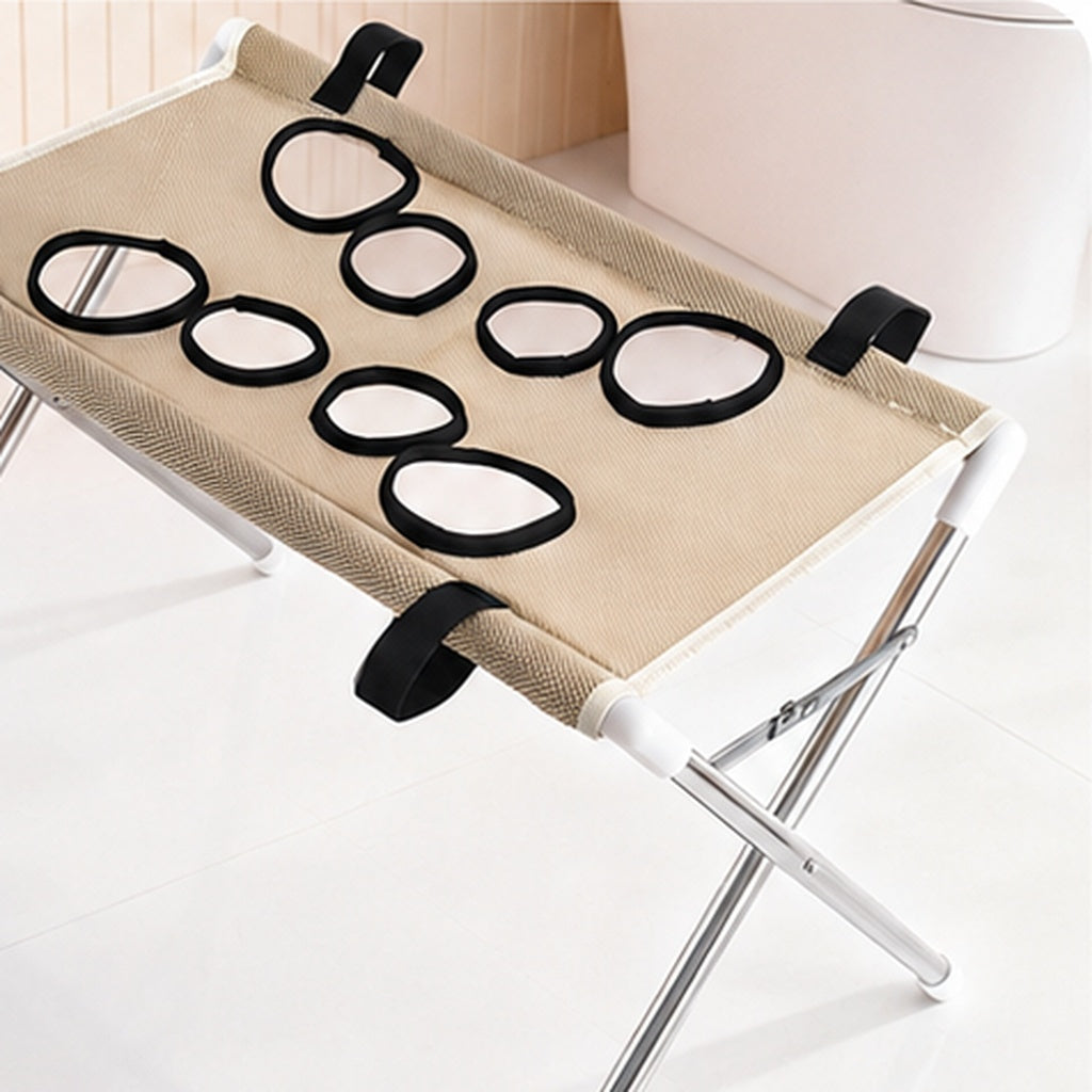 Malloren Foldable Pet Grooming Stand for Cats & Small Dogs - Bathing & Nail Trimming Support for Less Squirming