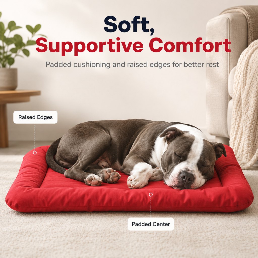 Malloren Portable Outdoor Dog Bed for Camping &Car Travel - Roll-Up Mat for Clean, Comfortable Rest