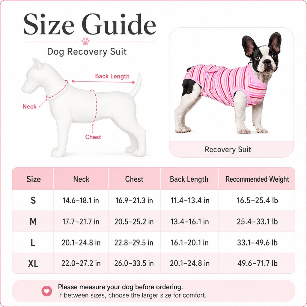 Malloren Breathable Dog Recovery Suit for Spay & Neuter Recovery, Soft Cone Alternative Onesie to Help Reduce Licking After Surgery