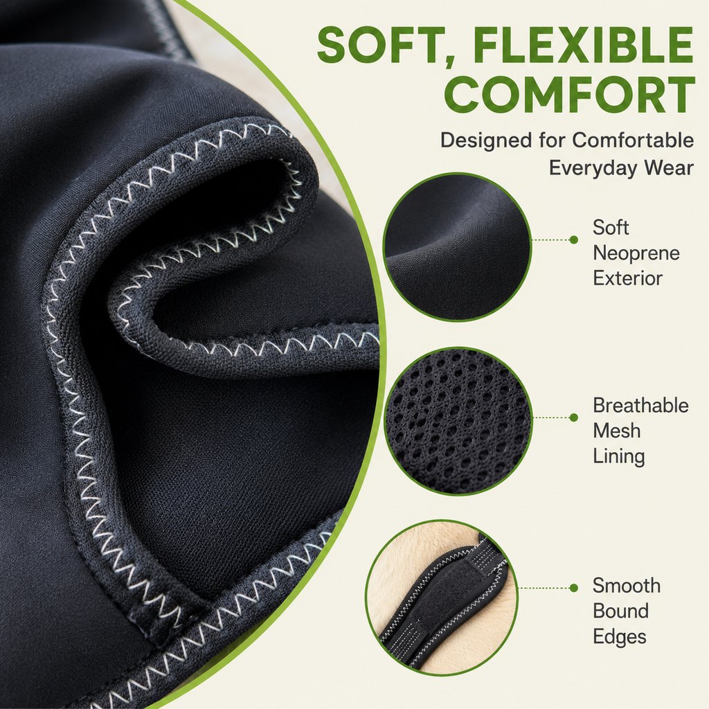Malloren Dual Rear Leg Dog Support Brace with Harness - Walking Stability for Weak Hind Legs