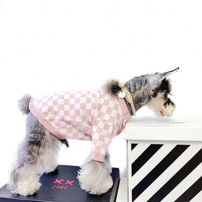 Dog Designer Sweater - Classic Canine Style for Chilly Days