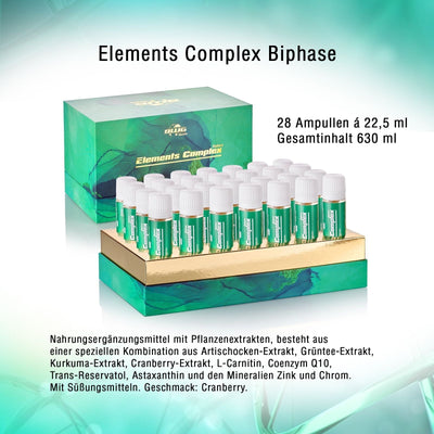 BWG / HEALTH-LINE / ELEMENT COMPLEX- BI PHASE / Pack with 28 drinking ampoules a 22,5ml