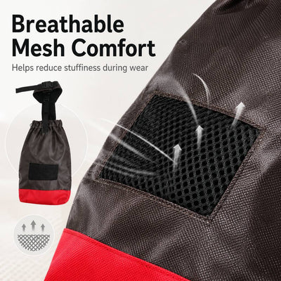Malloren Dog Mobility Drag Bag for Indoor Scooting - Hind Leg Protection for Senior & Disabled Dogs