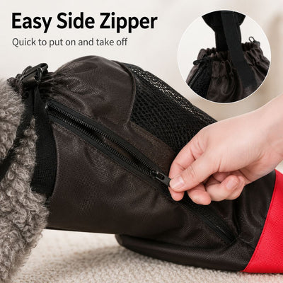 Malloren Dog Mobility Drag Bag for Indoor Scooting - Hind Leg Protection for Senior & Disabled Dogs