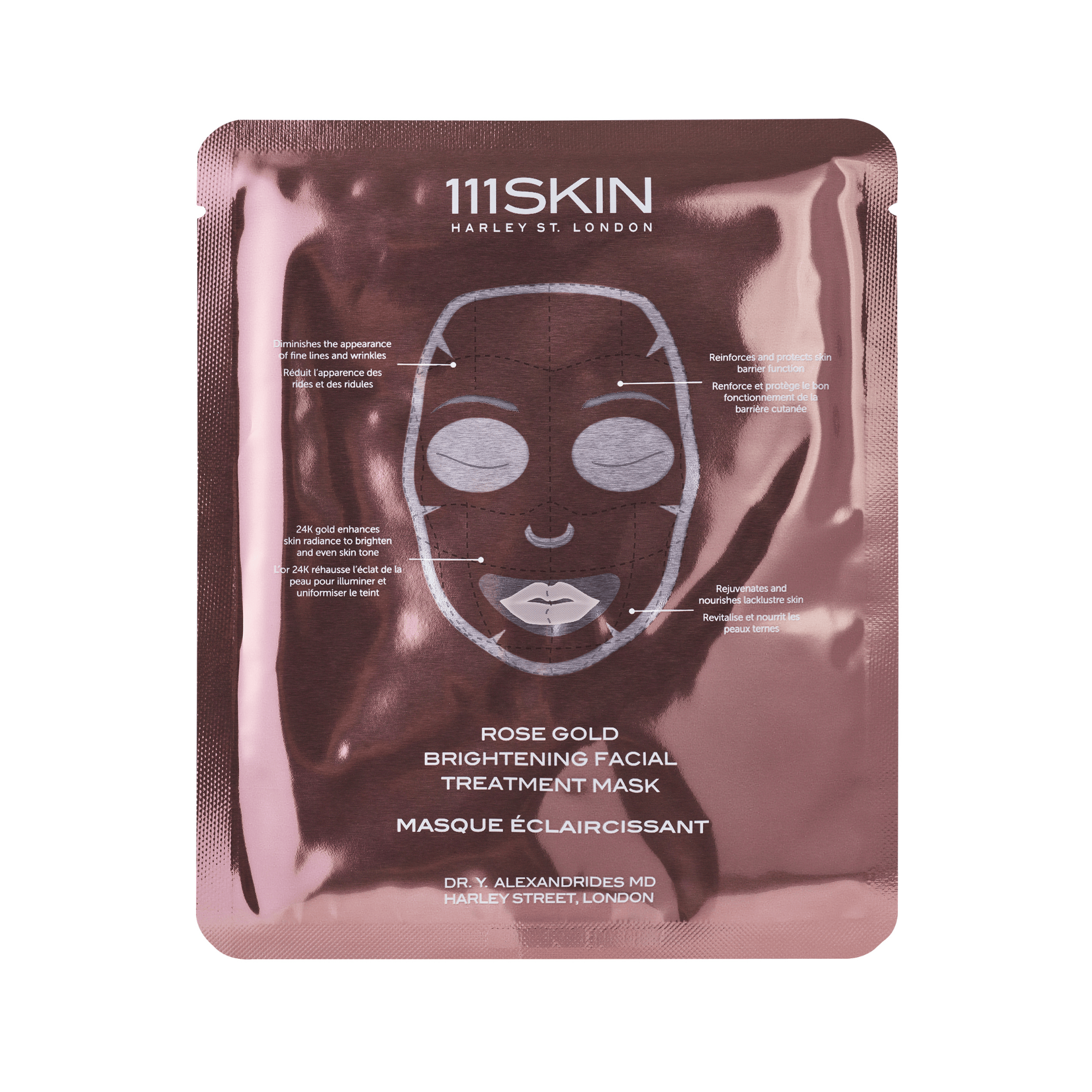 111SKIN Rose Gold Brightening Facial Treatment Mask