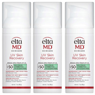 EltaMD UV Skin Recovery Red Color Correcting Green Tint Broad Spectrum SPF 50