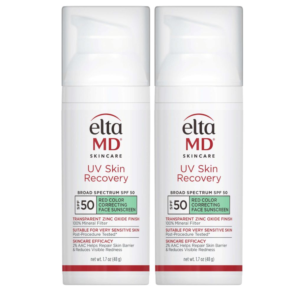 EltaMD UV Skin Recovery Red Color Correcting Green Tint Broad Spectrum SPF 50