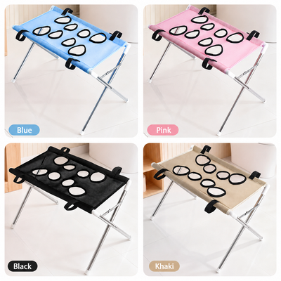 Malloren Foldable Pet Grooming Stand for Cats & Small Dogs - Bathing & Nail Trimming Support for Less Squirming
