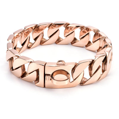 Stainless Steel 3CM Wide Dog Collar