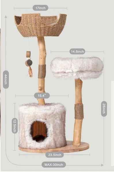 The Cloud Natural Cat Tree