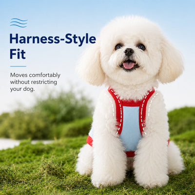 Malloren Dog Cooling Vest and Sun Hat Set – Keep your dog cool and comfortable during hot summer walks.