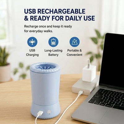 Malloren Electric Pet Paw Cleaner Pro – USB Rechargeable Dog & Cat Paw Washer
