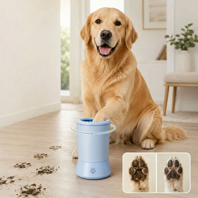 Malloren Electric Pet Paw Cleaner Pro – USB Rechargeable Dog & Cat Paw Washer