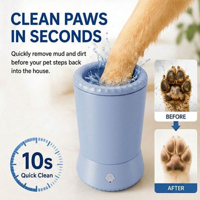 Malloren Electric Pet Paw Cleaner Pro – USB Rechargeable Dog & Cat Paw Washer
