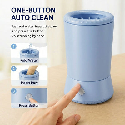 Malloren Electric Pet Paw Cleaner Pro – USB Rechargeable Dog & Cat Paw Washer