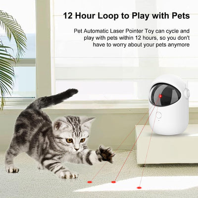 Automatic Laser Cat Toy | Interactive USB Rechargeable Laser Pointer