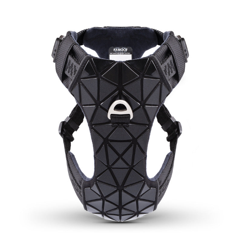 Dog Harness Luxury Shining Collar - Fashionable Pet Walking Accessories