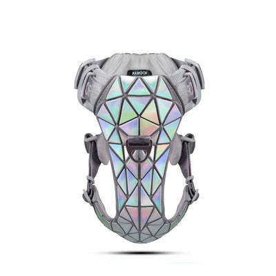 Dog Harness Luxury Shining Collar - Fashionable Pet Walking Accessories