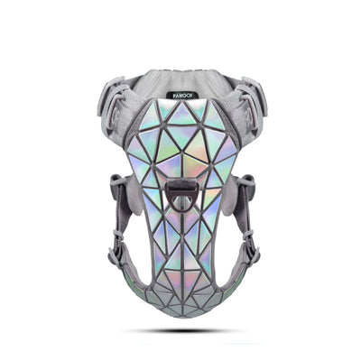 Dog Harness Luxury Shining Collar - Fashionable Pet Walking Accessories