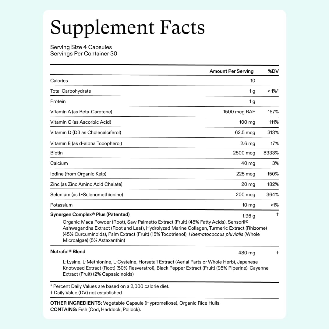 Nutrafol Women's Balance Hair Growth Nutraceutical