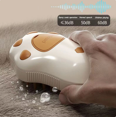 Steam-Powered Pet Hair Brush