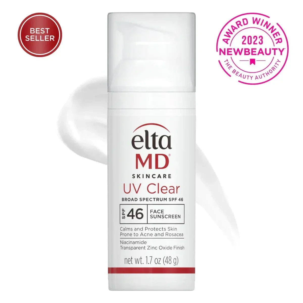 EltaMD UV Clear Untinted SPF 46 Broad-Spectrum 3-Pack