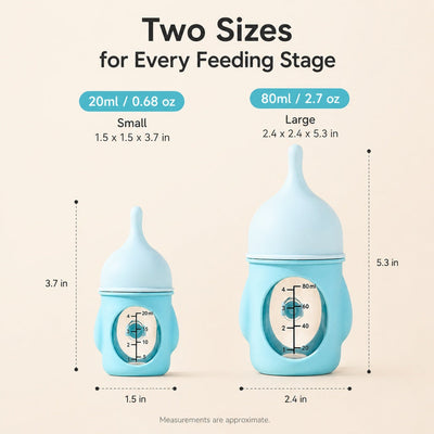 Malloren Newborn Puppy & Kitten Nursing Bottle – Anti-Choke Silicone Pet Feeder for Safe, Gentle Milk Feeding at Home