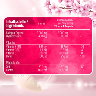 BWG / HEALTH-LINE / Beauty Collagen Drink / Pack with 28 drinking ampoules a 25ml