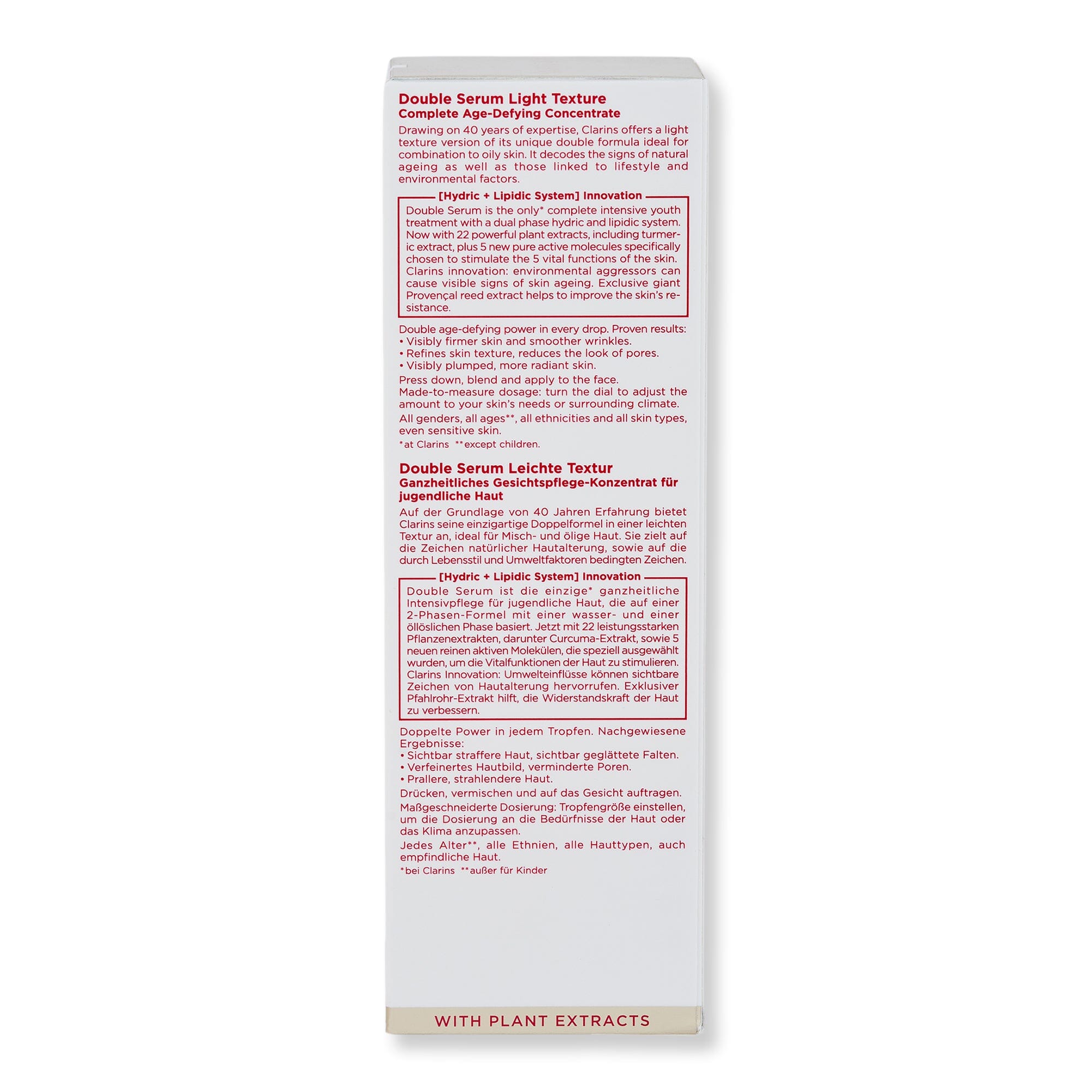 Clarins Double Serum Light Texture