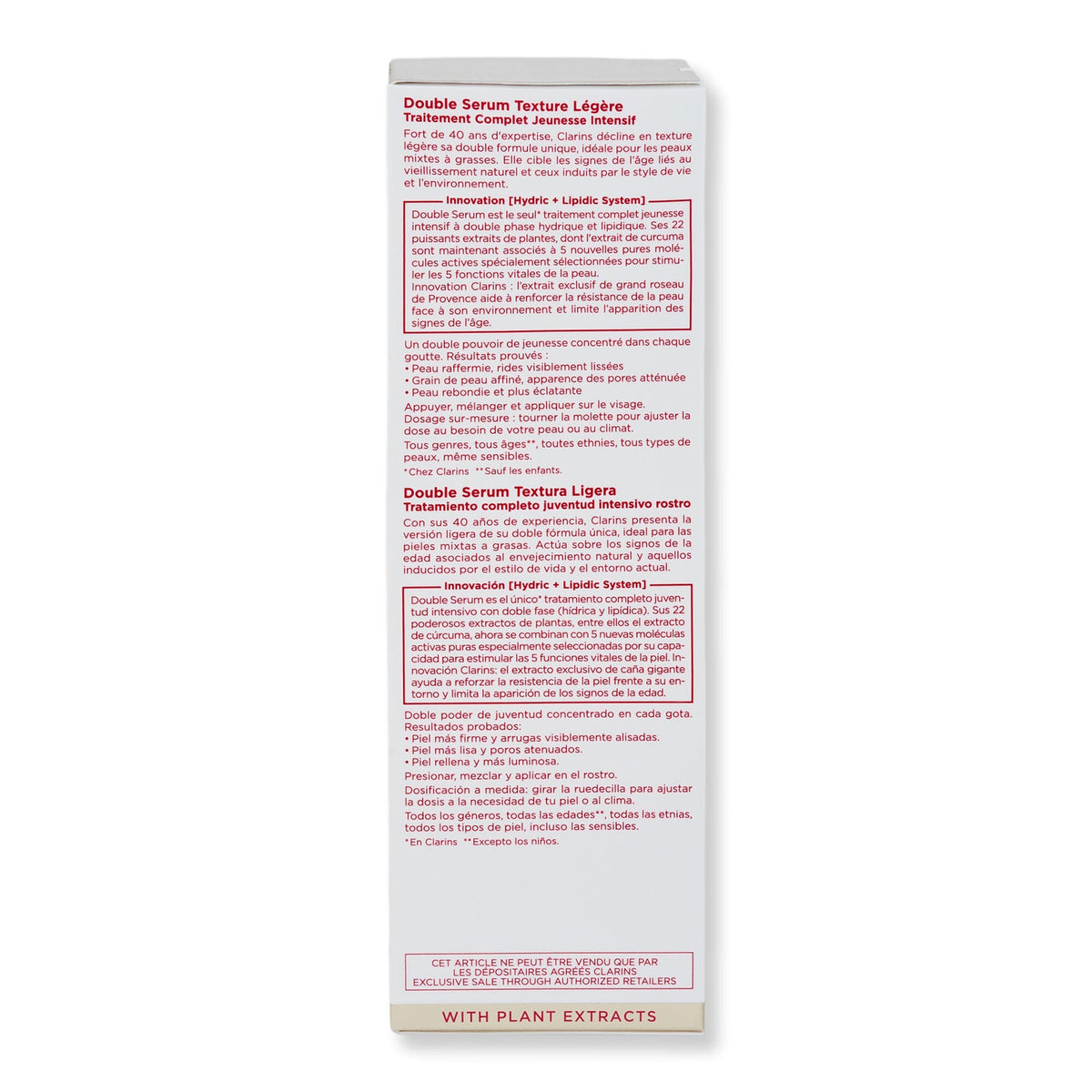 Clarins Double Serum Light Texture