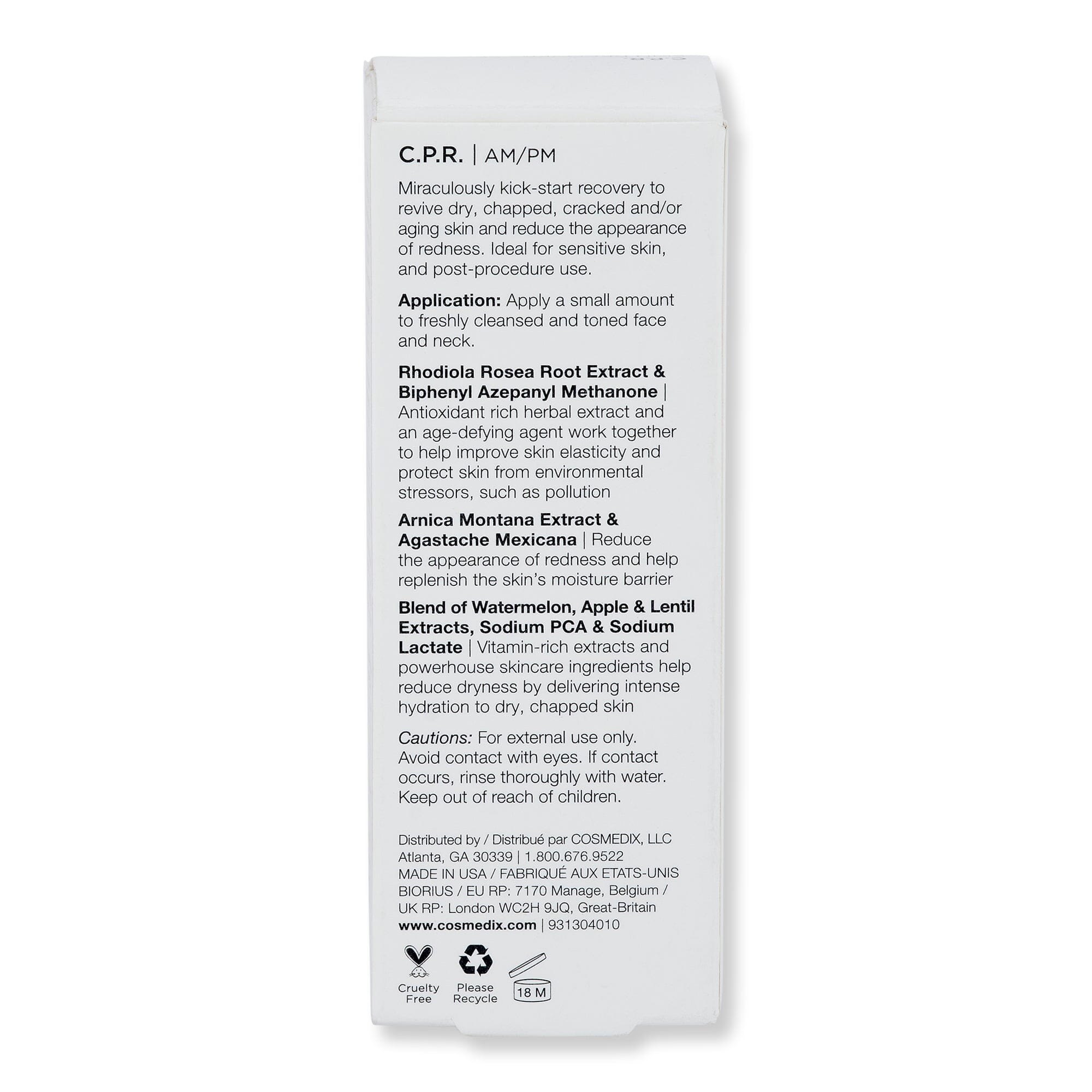 Cosmedix CPR