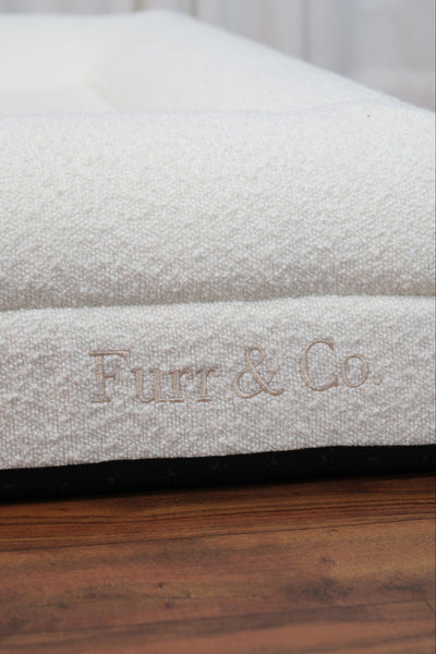 The Luxe Bouclé Restorative Pet Bed