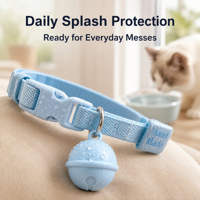 Malloren Smart Pet Tracker Bell Collar for Cats & Small Dogs - Find Hiding Pets Faster at Home, in the Yard & on Daily Walks