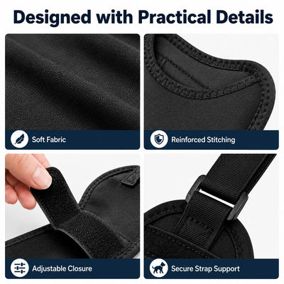Malloren Dog Front Leg Protective Sleeve for Recovery & Walks - Helps Reduce Licking