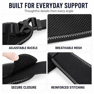Malloren Dog Hip & Rear Leg Support Brace – Adjustable Dual Hind-Leg Stability Wrap for Senior Dogs, Hardwood Floors & Daily Walks